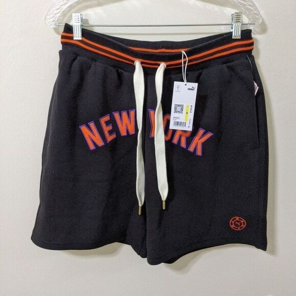 PUMA X RHUIGI Men's New York Casual Athletic Basketball Shorts Black L 539496-01 - Picture 5 of 13